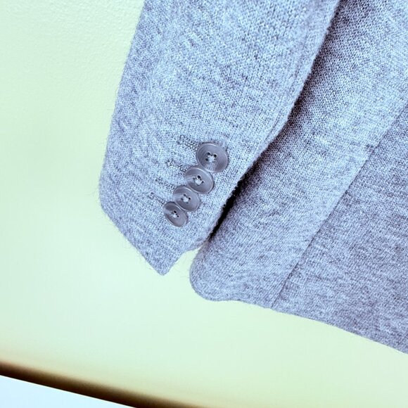 NWOT Express Heather Gray Super Soft Luxe Knit Blazer | Women’s M - Picture 4 of 12